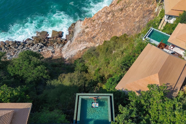 Ocean Front Pool Villa | 1 bedroom, premium bedding, minibar, in-room safe