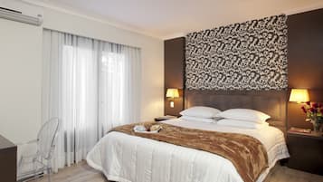 Ropa de cama hipoalergénica y minibar