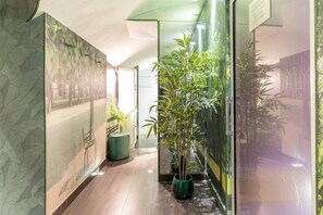 Sales de tractament per a parelles, sauna i banyera d'hidromassatge 