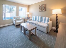 Suite, 2 Bedrooms, Non Smoking, Kitchen | Living area | Flat-screen TV, DVD player