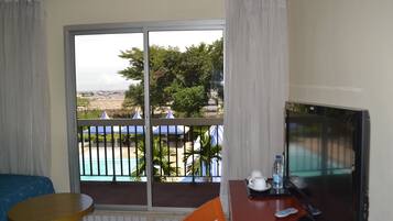 Comfort Double Room, Pool View | View from room