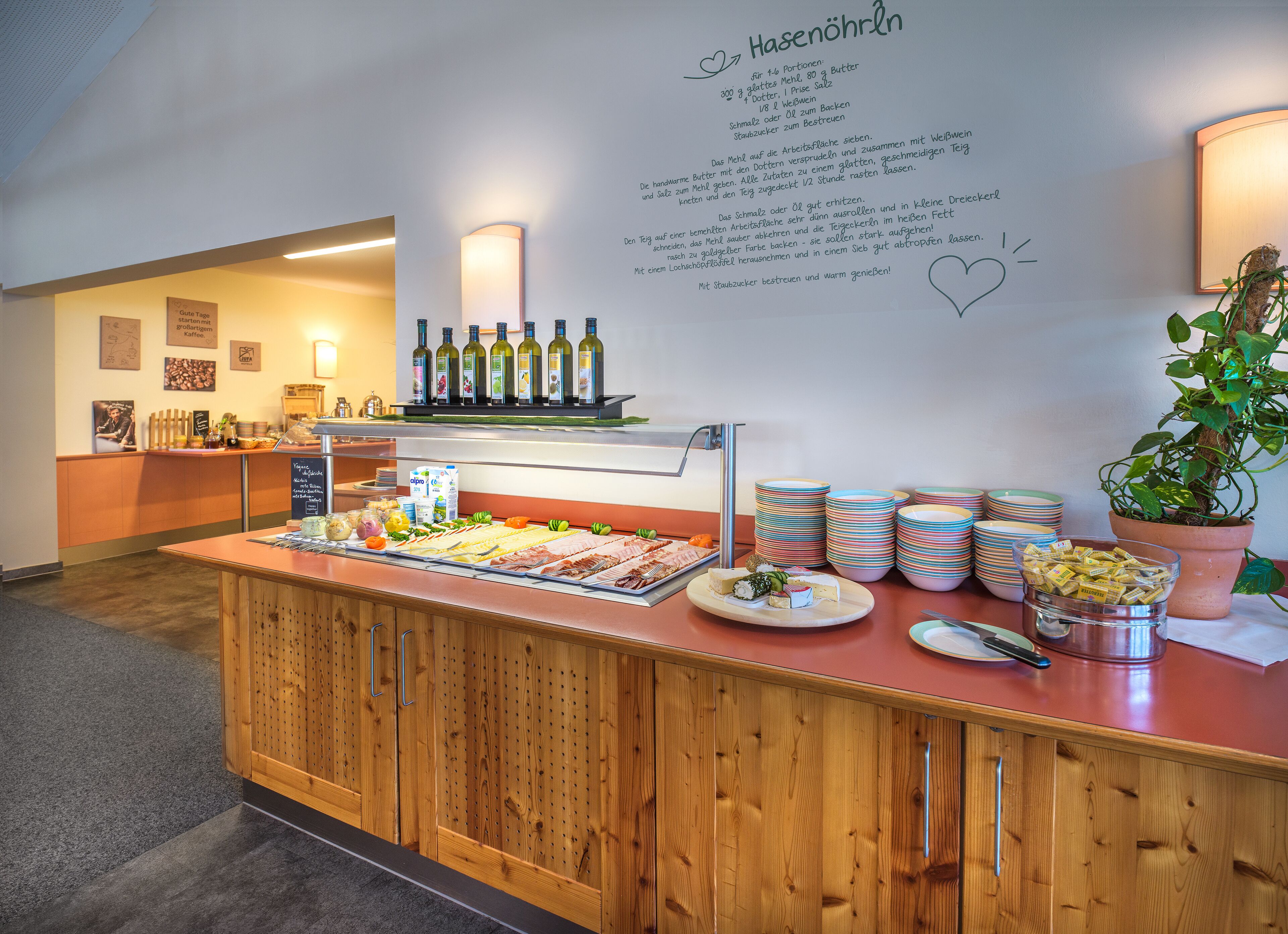 daily buffet breakfast (eur 18 per person)