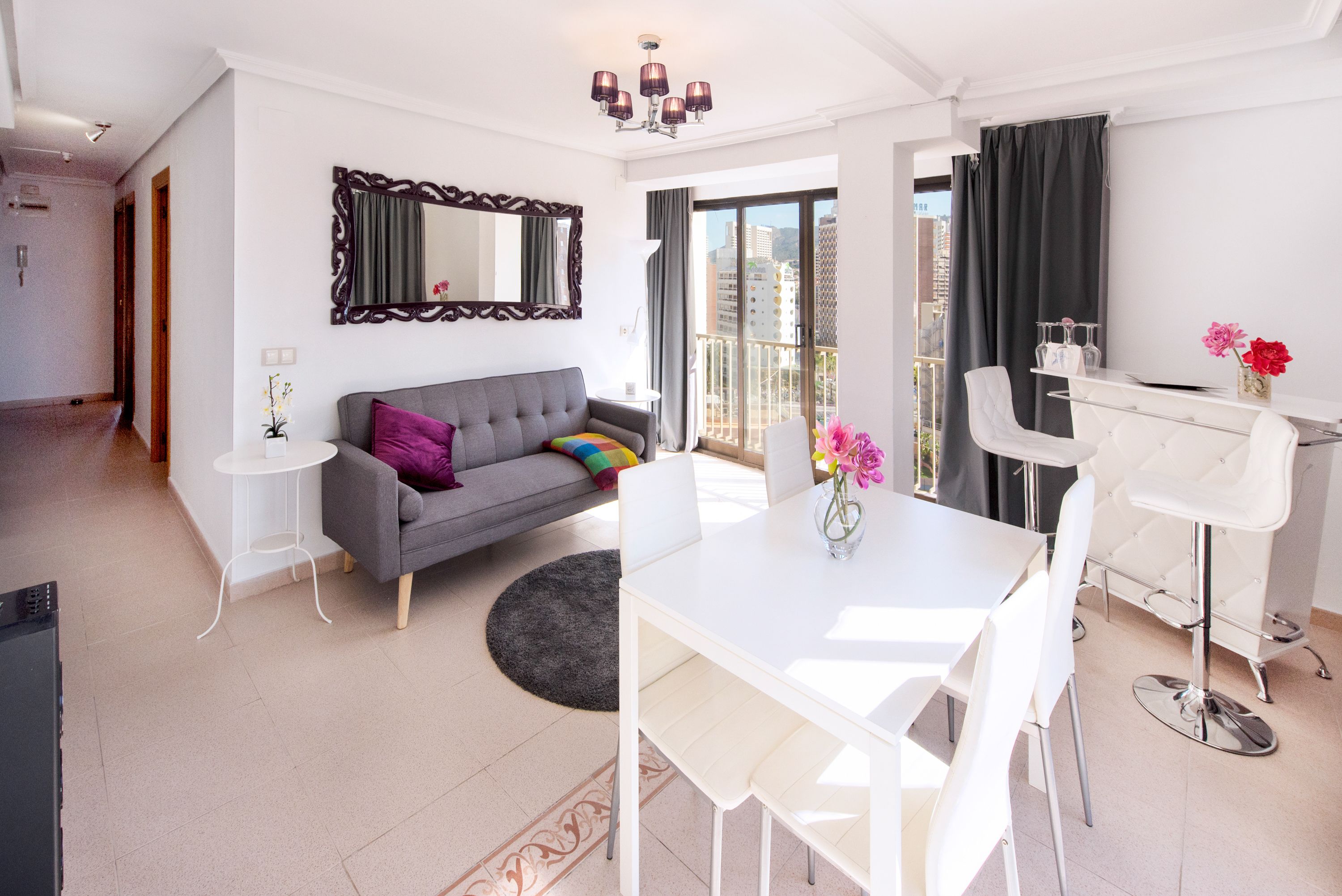 Comfort Apartment, 2 Bedrooms, Kitchen, Beach View | Living room