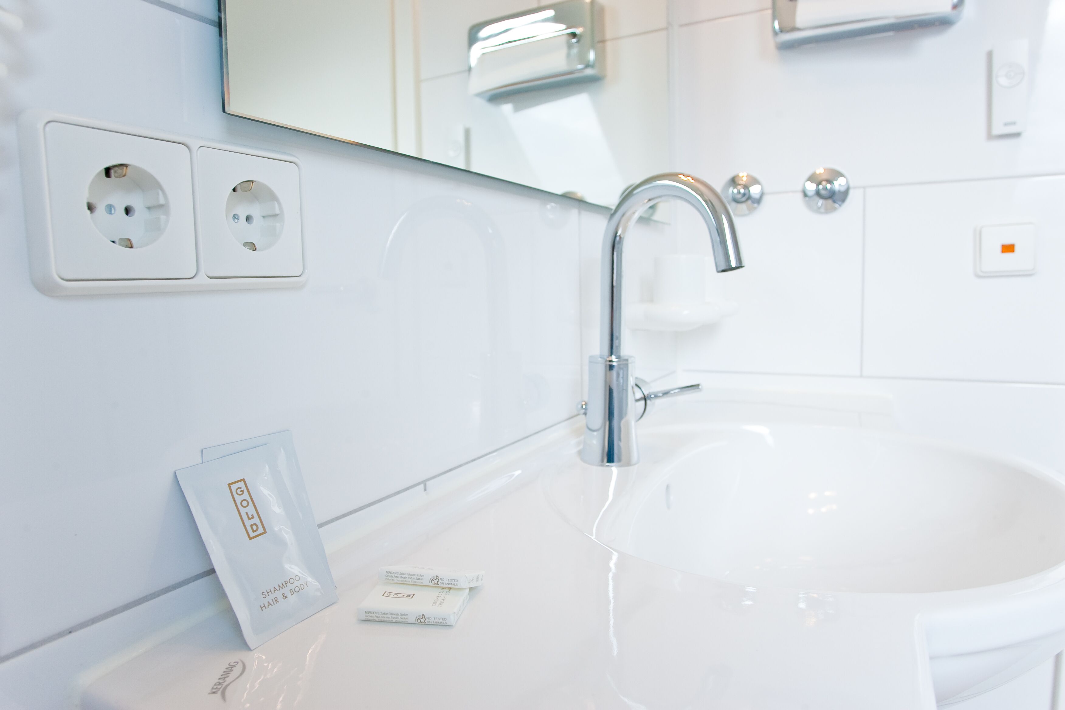 shower, free toiletries, hair dryer, bathrobes