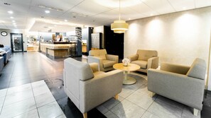 Sitteområde i lobbyen
