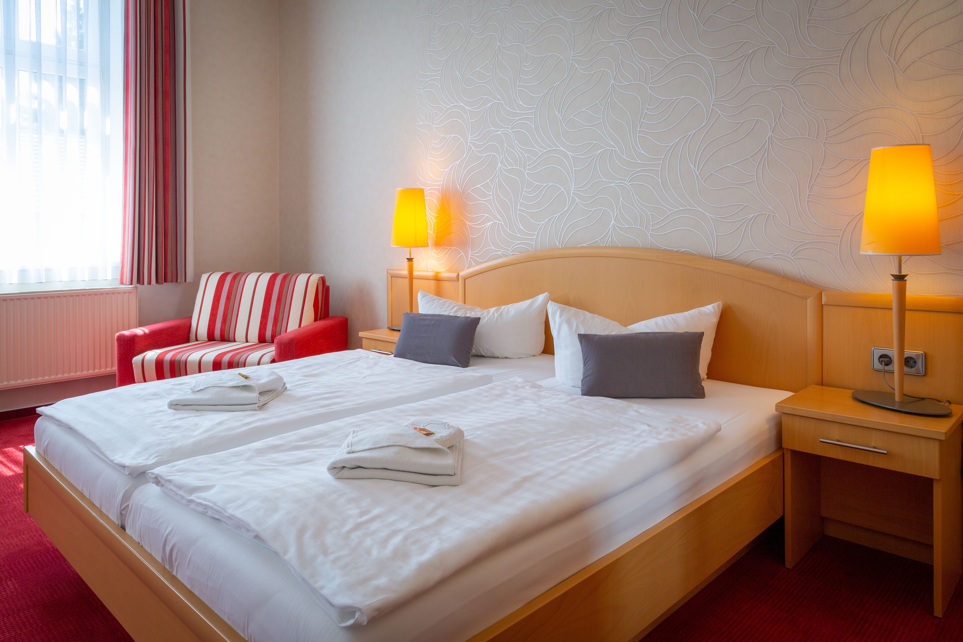 double room | 1 bedroom, desk, iron/ironing board, cots/infant beds