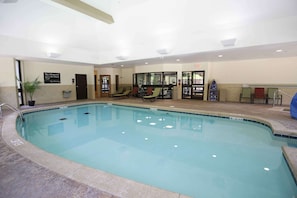Indoor pool, open 6:00 AM to midnight, pool loungers - Hampton Inn & Suites McAlester (McAlester)