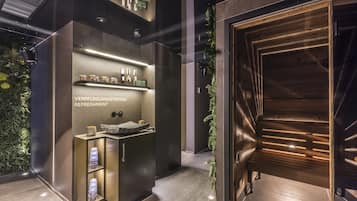 Sauna, Turkish bath/hammam, hot stone massages, Swedish massages