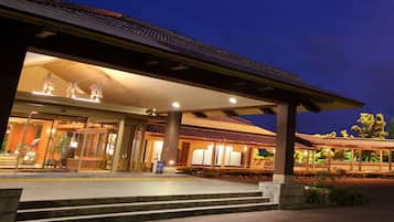 Front of property - evening/night