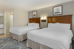 Studio Suite, 2 Queen Beds, Kitchen | In-room safe, desk, laptop workspace, soundproofing
