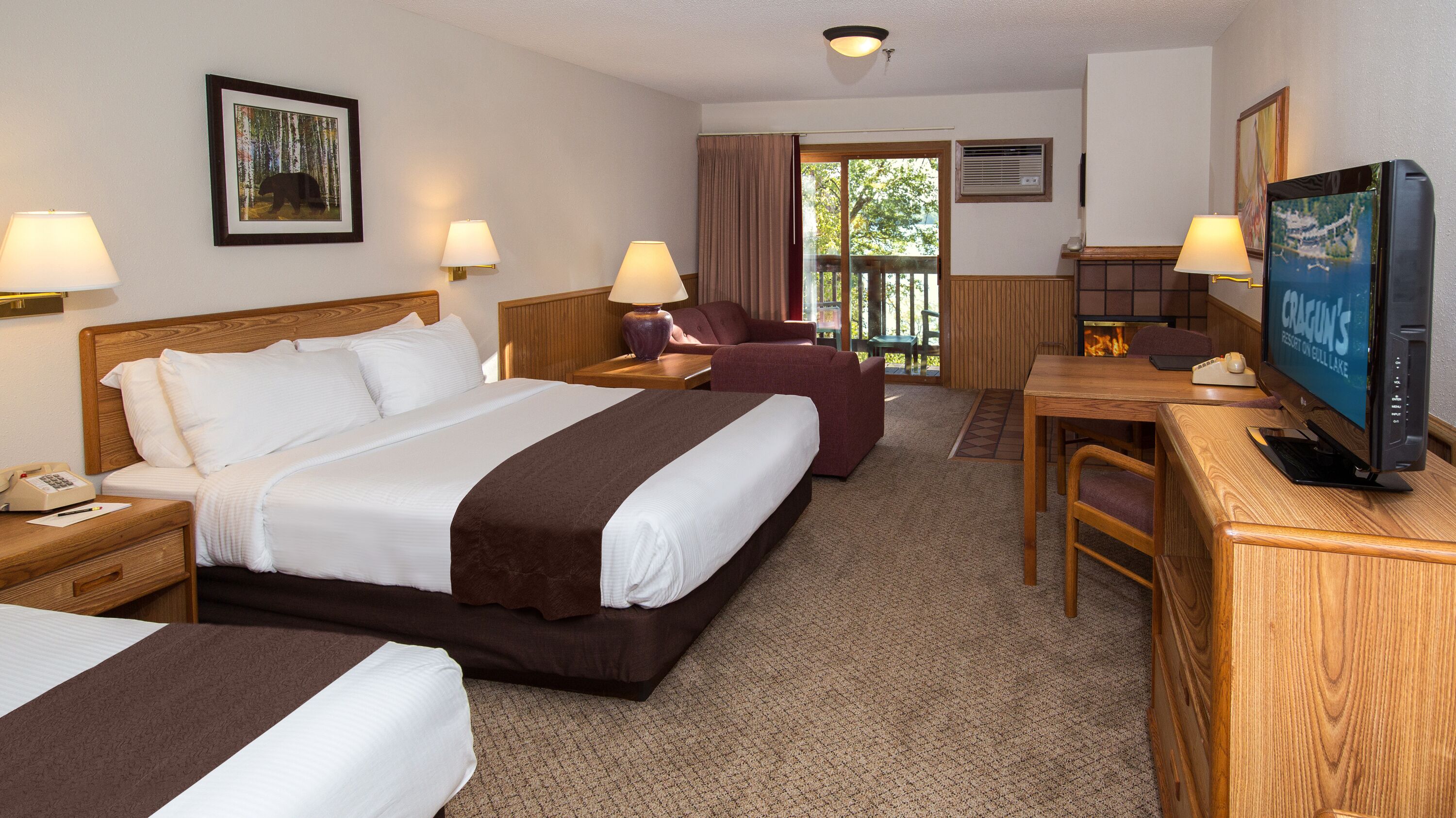 Classic Room, 2 Queen Beds (Loveseat) | In-room safe, desk, iron/ironing board, free WiFi