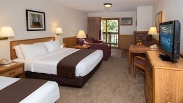 Classic Room, 2 Queen Beds (Loveseat) | 2 bedrooms, in-room safe, desk, iron/ironing board