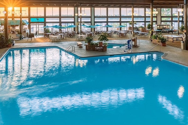 Indoor pool, outdoor pool