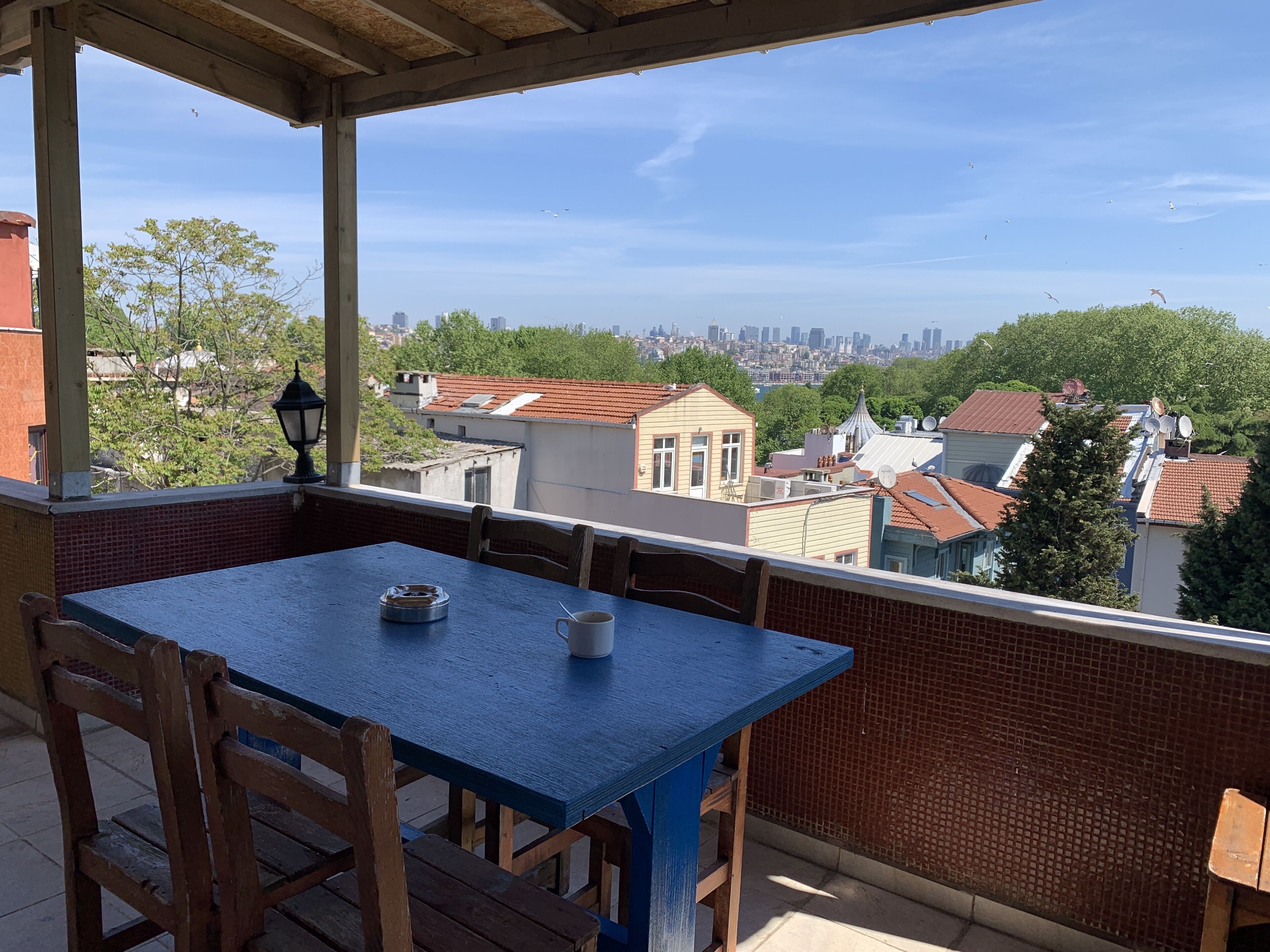 Quarto triplo standard, 3 camas de solteiro | Terraço/pátio