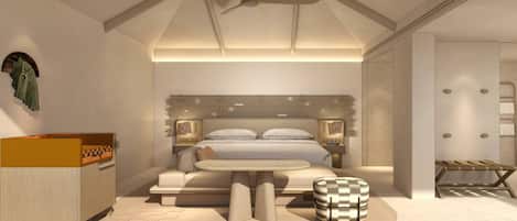 Premium bedding, pillow-top beds, minibar, in-room safe