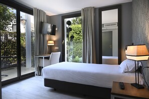 单人房 (Bâtiment annexe ) | 隔音、婴儿床、免费 WiFi、床单