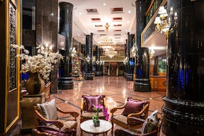 Zona de estar del vestíbulo