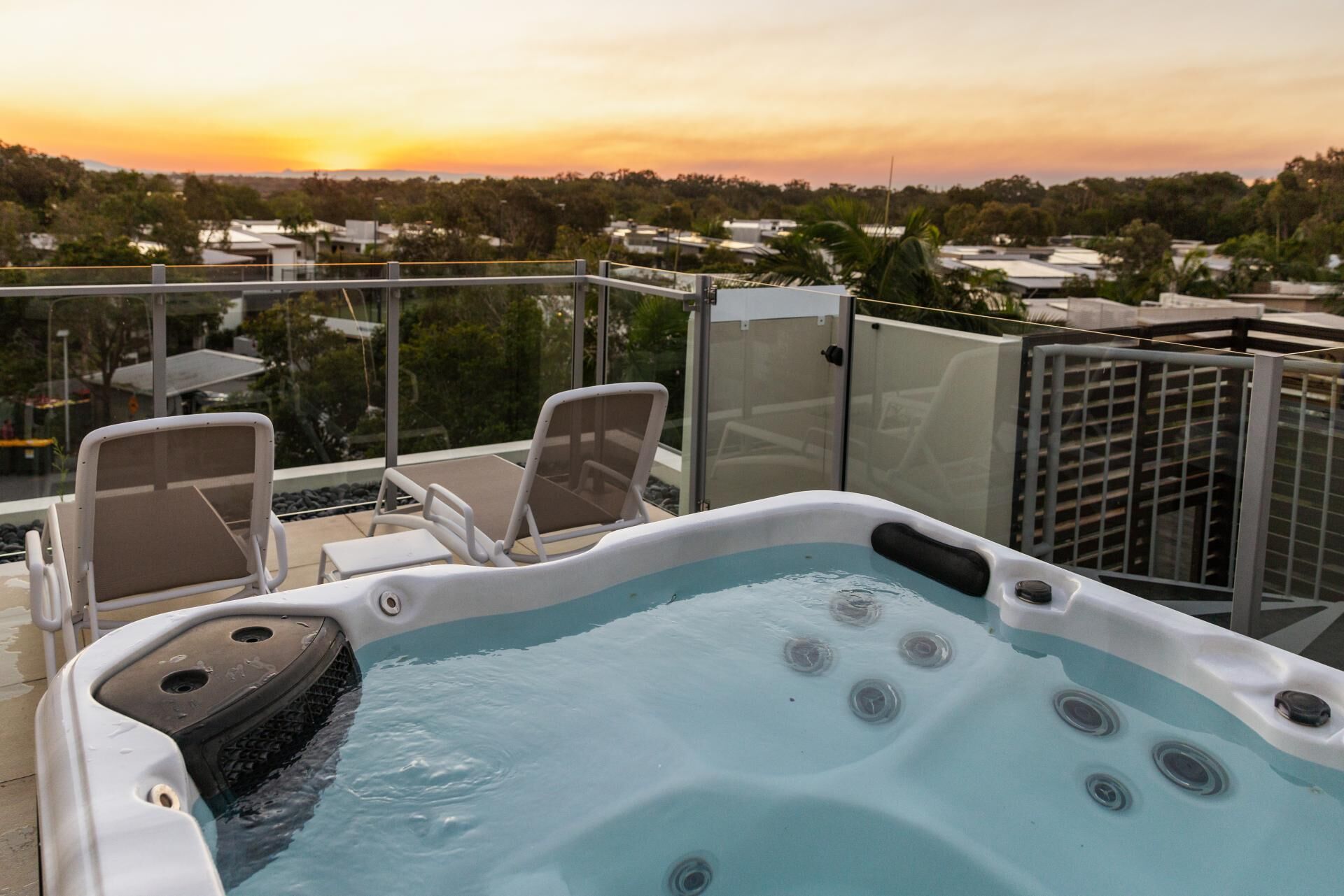 Huvila, 3 makuuhuonetta (Precinct Villa with Rooftop Spa) | Yksityinen kuumavesiallas