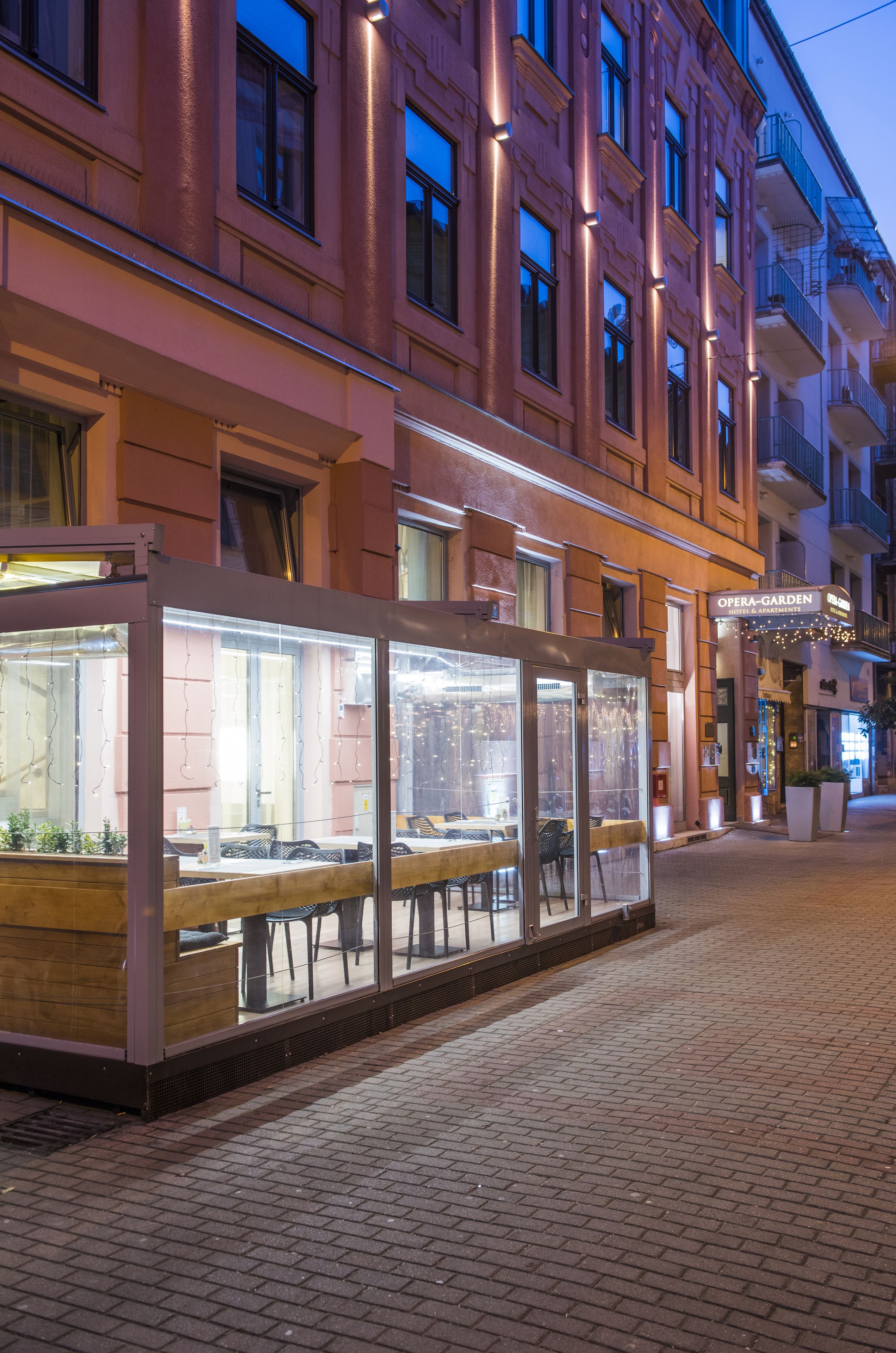 Restaurante al aire libre