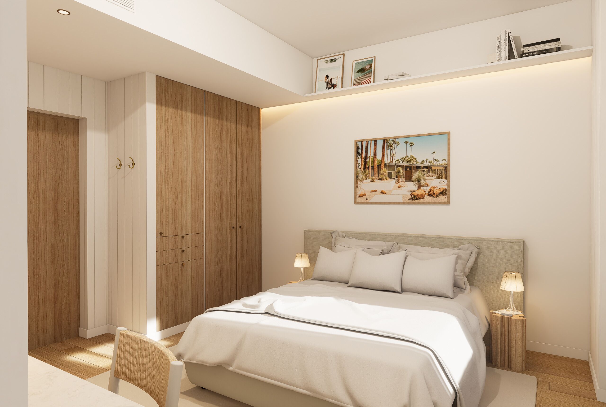 Bar mini, seterika/papan seterika, Wi-fi percuma, cadar katil 