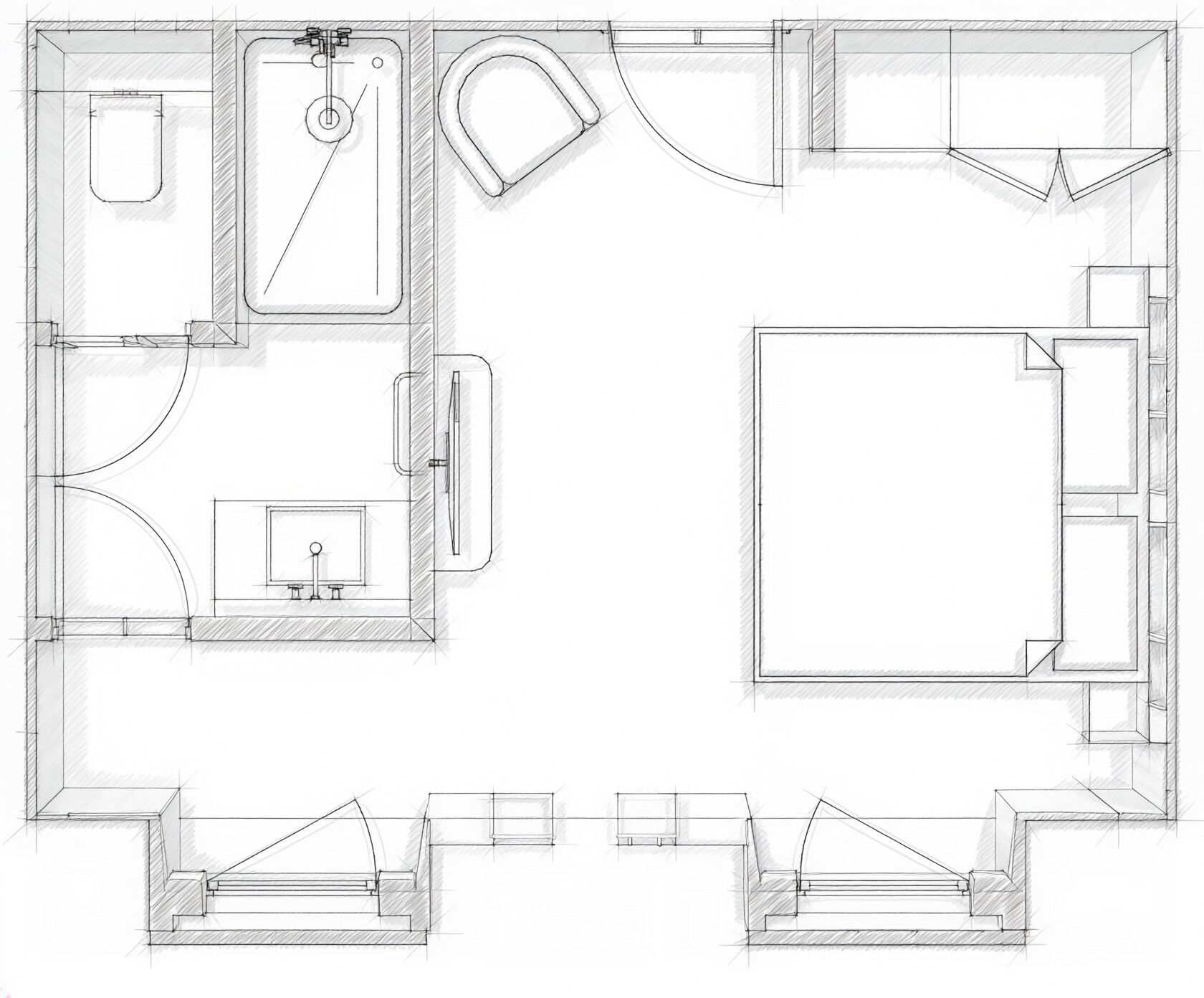 Minibar, iron/ironing board, free WiFi, bed sheets