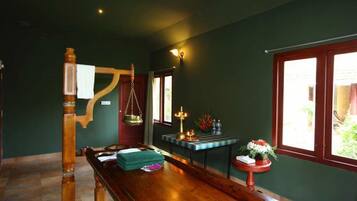 Body treatments, body scrubs, facials, Ayurvedic treatments