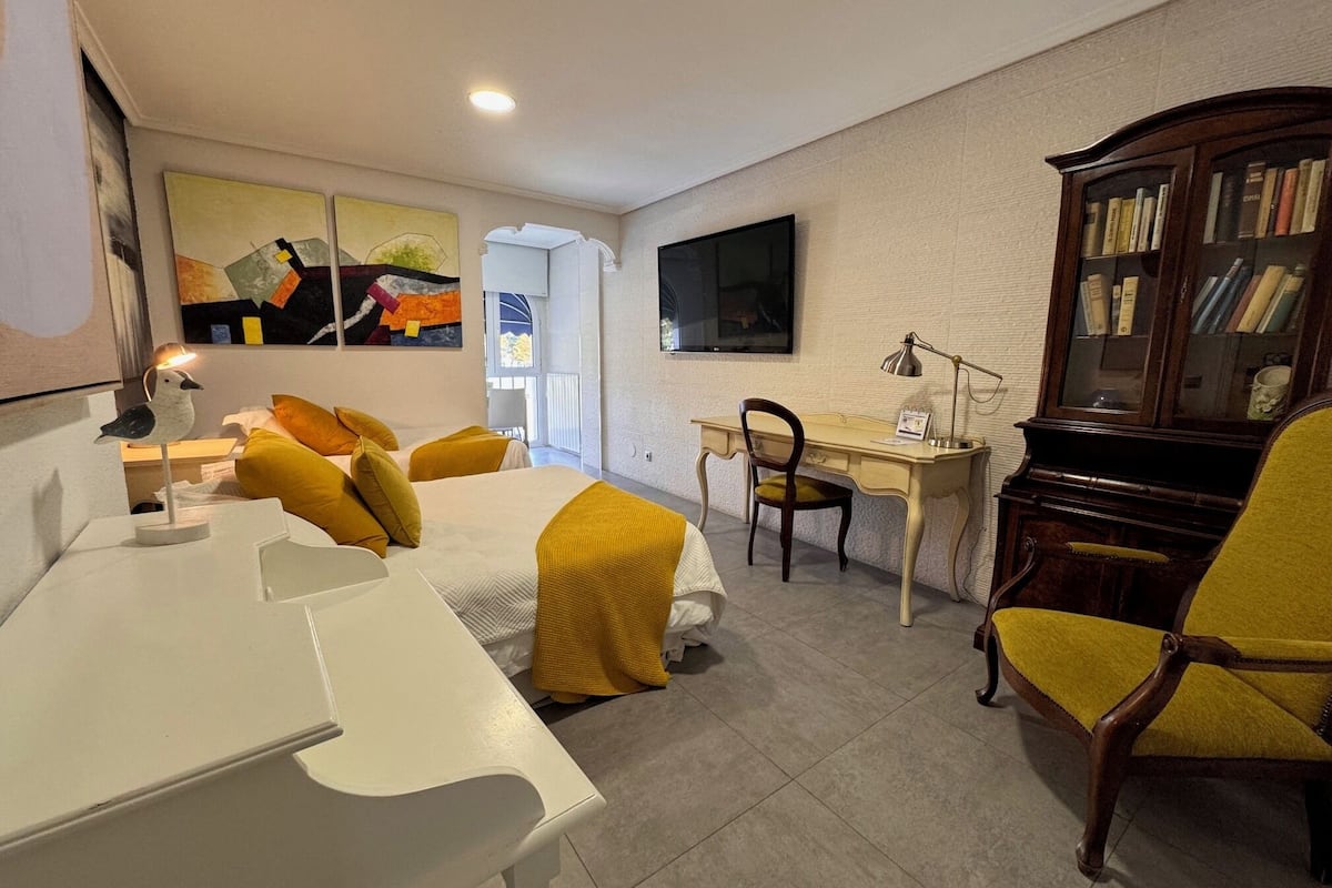 家庭公寓, 1 間臥室 (4 people) | 房內夾萬、獨特設計、手提電腦工作空間、遮光窗簾/窗簾