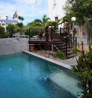 Udendørs pool, liggestole