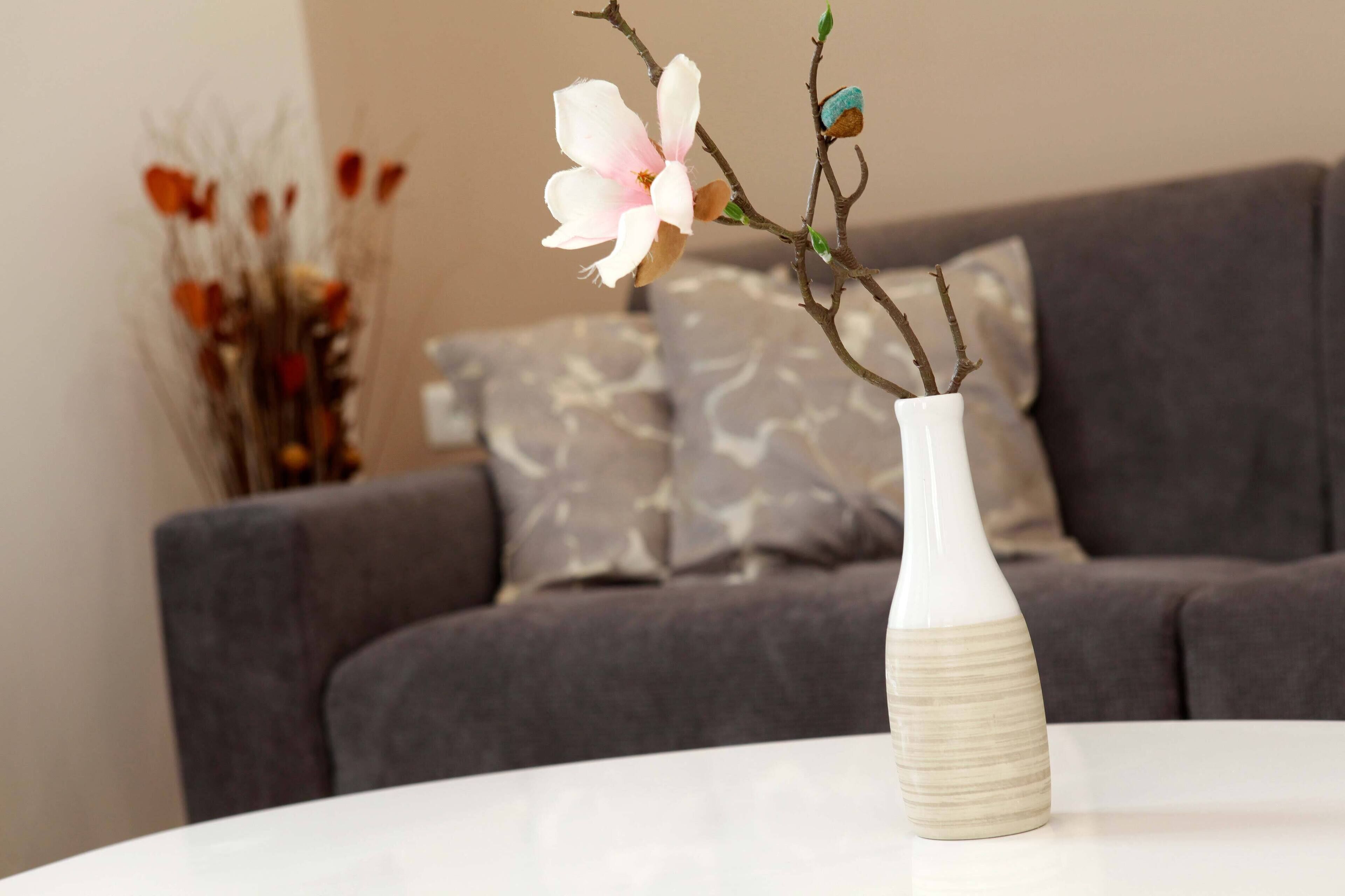 executive double room, balcony, sea view | living area | led tv