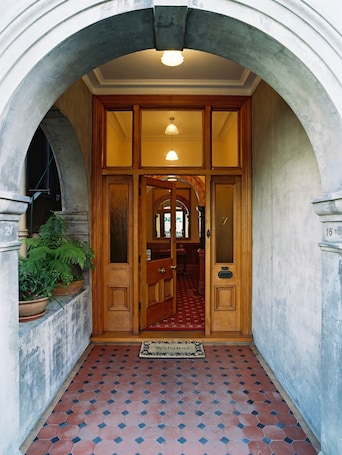 Entrada de la propiedad