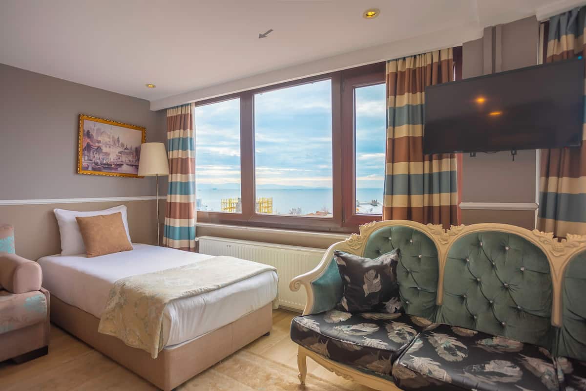 Penthouse Panoramic - 2 sovrum - havsutsikt | Select Comfort-madrasser, minibar och värdeförvaringsskåp på rummet