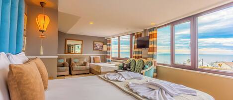 Panoramic Penthouse, 2 Bedrooms, Sea View | View from room