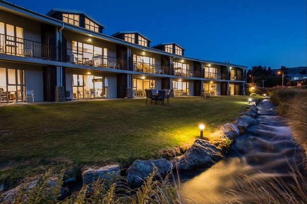 Front of property - evening/night