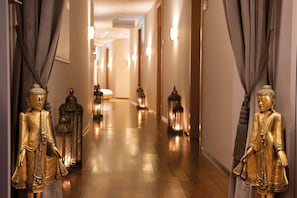 Salas de tratamiento para parejas, sauna y baño de vapor 