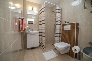 Comfort Apartment, 2 Bedrooms, Terrace, Garden View (for 4 people) | Bathroom | Hair dryer