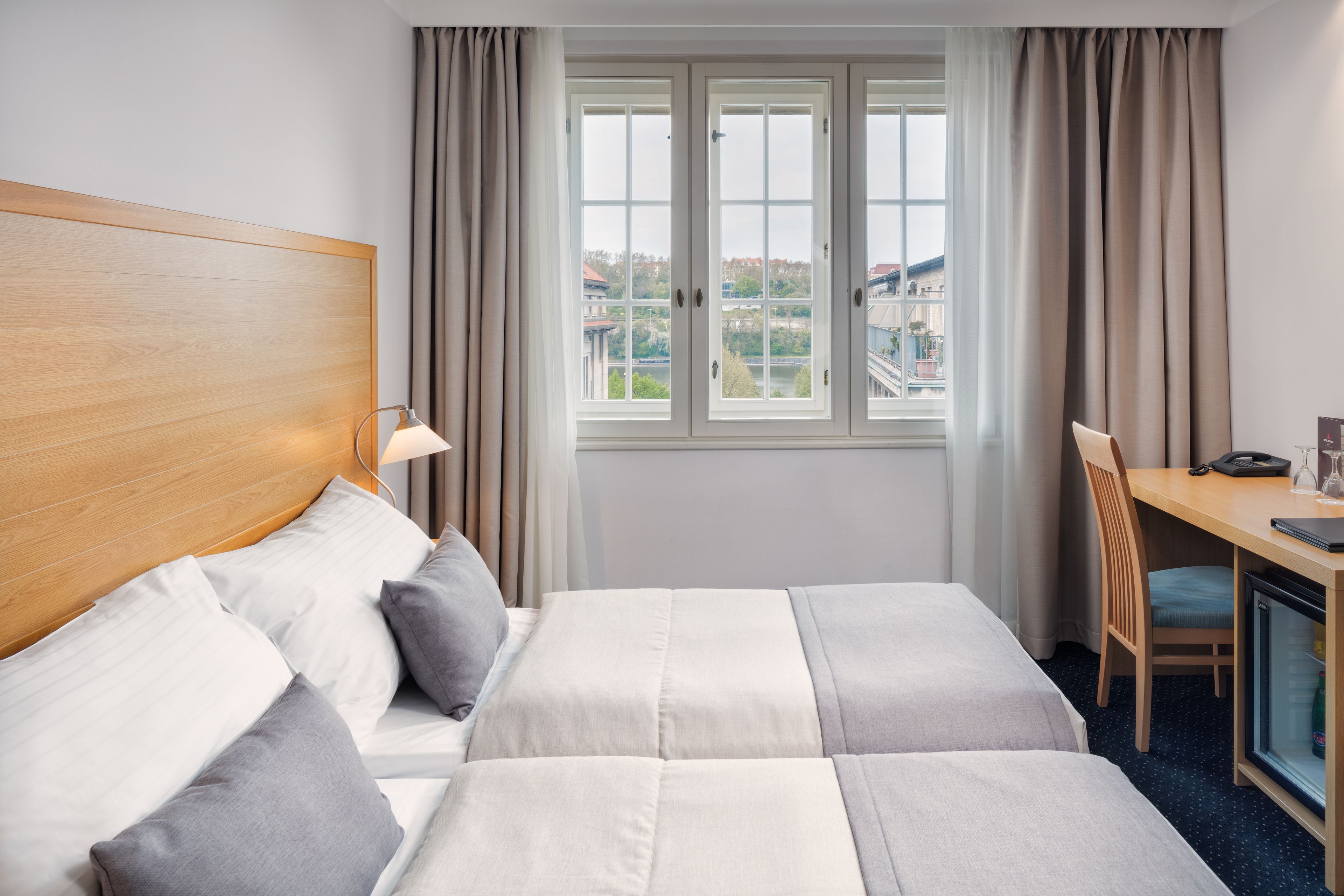 comfort double room | minibar, in-room safe, desk, laptop workspace