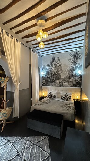 Chambre Supérieure Double ou avec lits jumeaux (Grise) | Coffres-forts dans les chambres, rideaux occultants, Wi-Fi gratuit