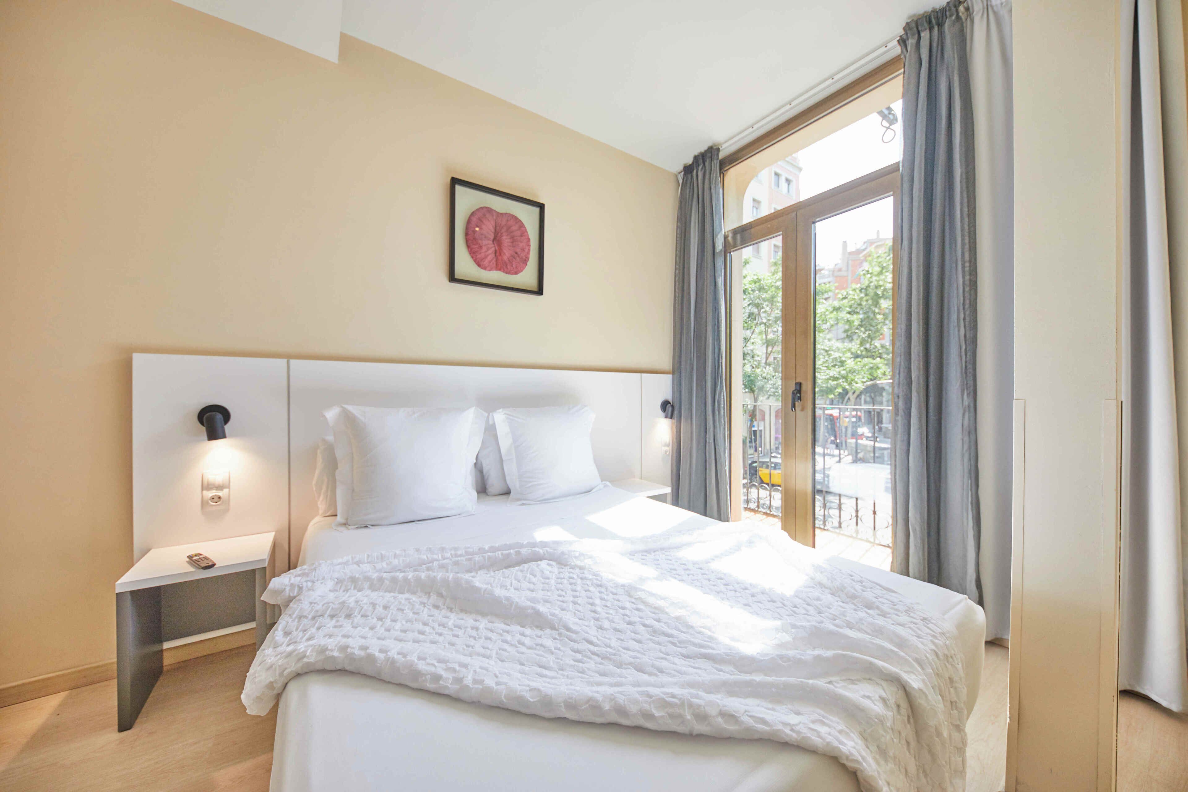 Comfort-Doppelzimmer | Daunenbettdecken, individuell dekoriert, Verdunkelungsvorhänge