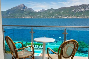 Blick vom Balkon