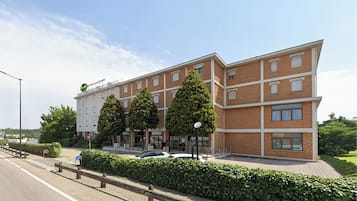 Overnatningsstedets facade