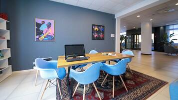 Sala de estar en el lobby