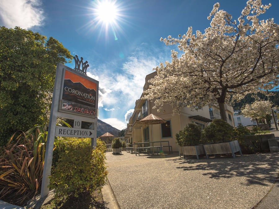 Voorkant van accommodatie