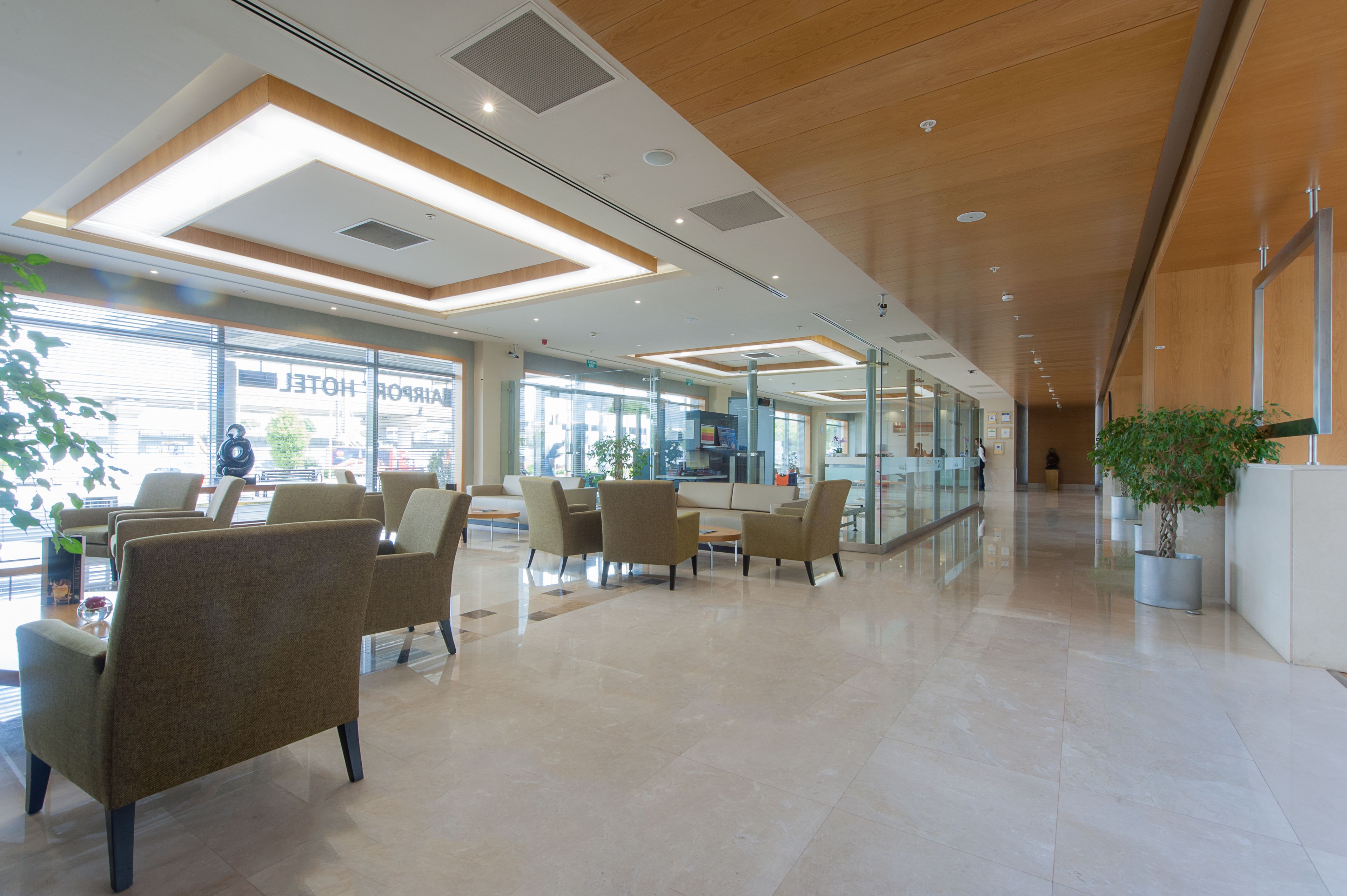 Lobby sitting area