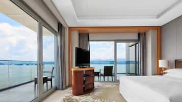 1 habitación, ropa de cama de alta calidad, cubrecamas y minibar