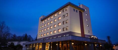 Voorkant van accommodatie