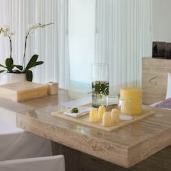 Deluxe-rum - 1 sovrum - privat pool - havsutsikt | 1 sovrum, sängtillbehör av högsta kvalitet, duntäcken och minibar