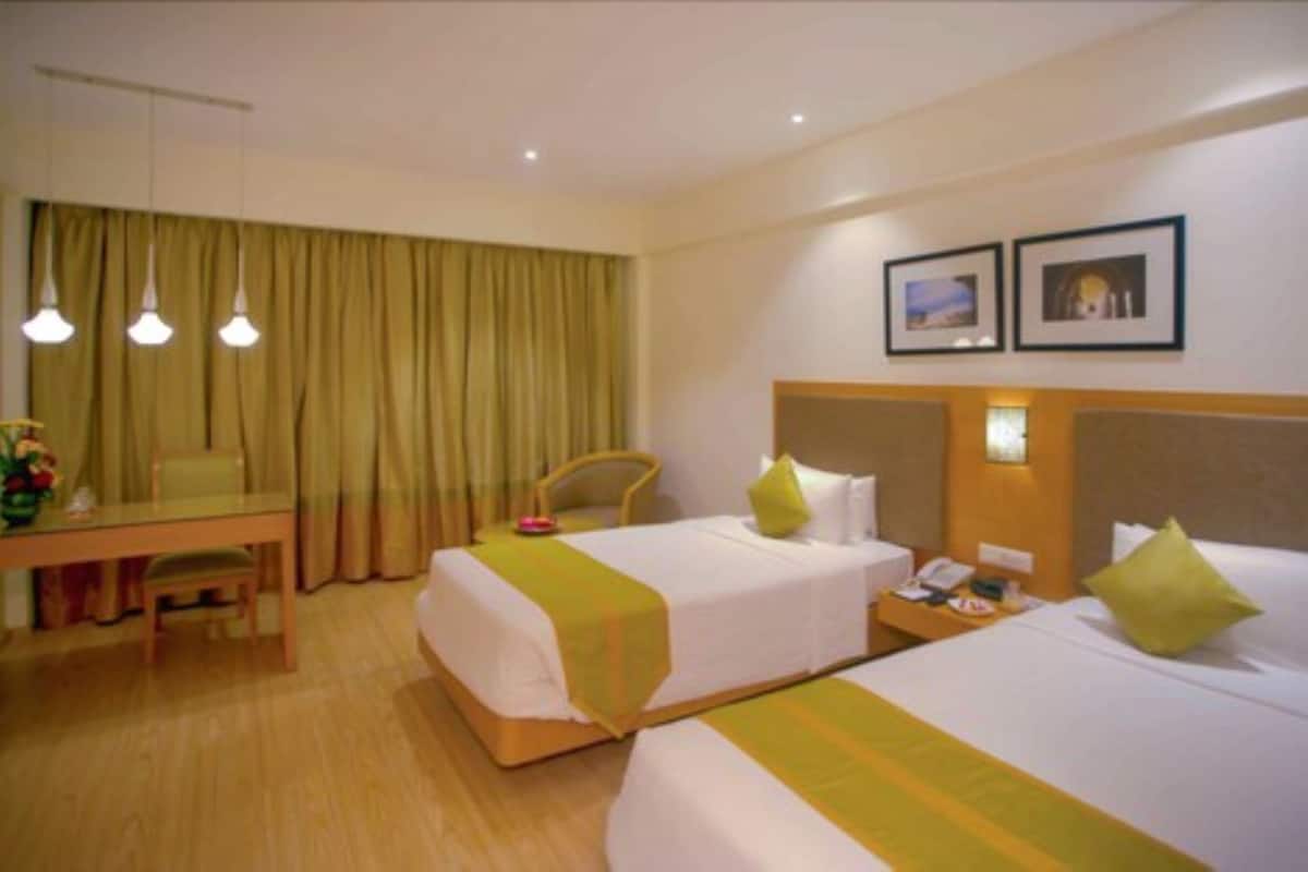Luxe beddengoed, donzen dekbedden, pillowtop-bedden, een minibar