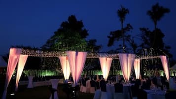 Área de bodas al aire libre