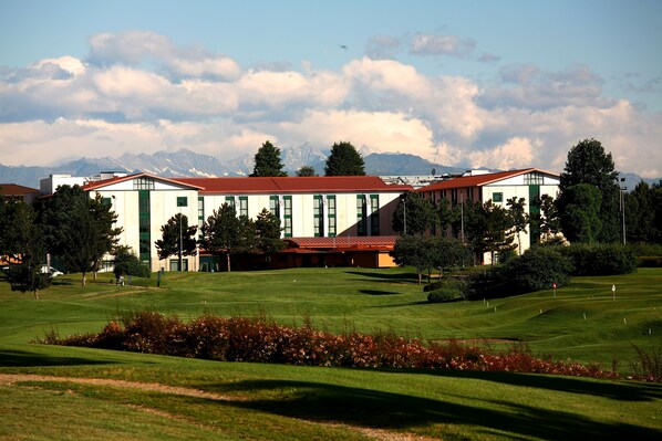 Façana frontal de l'allotjament