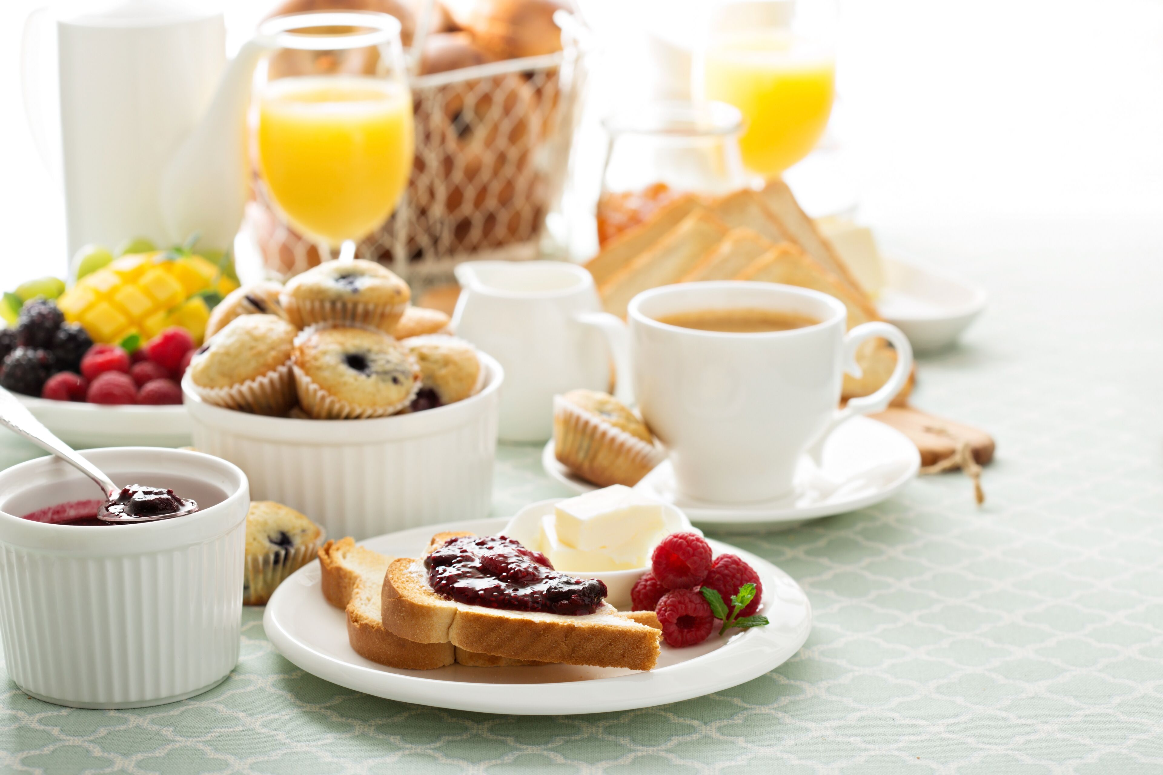 Colazione a buffet, servita tutte le mattine (12 EUR a persona) 